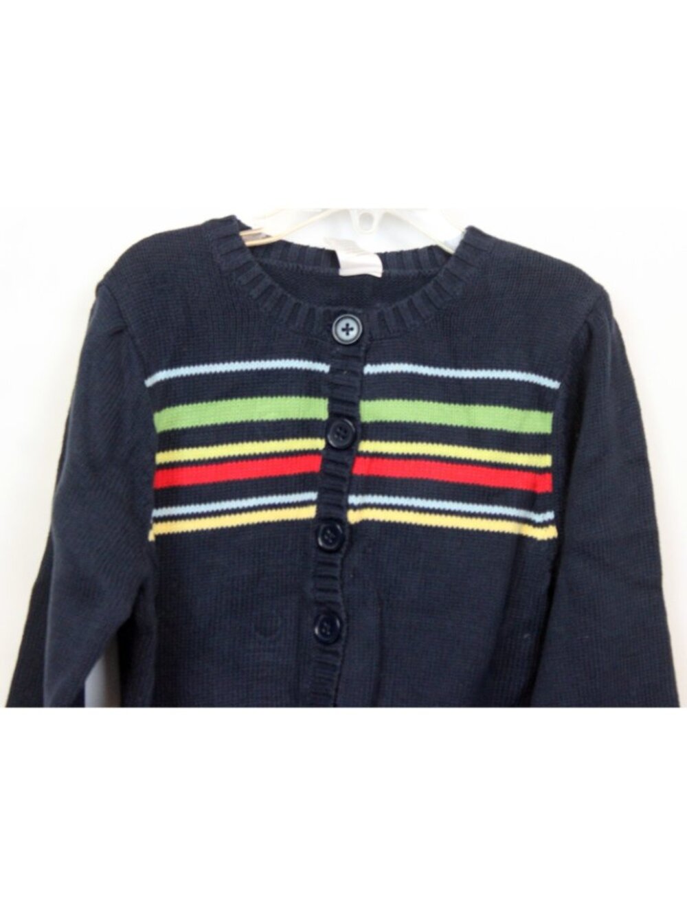 2006 Gymboree Wish You Were Here Striped Cardigan Sweater sz 8 Sweater Spring - Picture 2 of 7